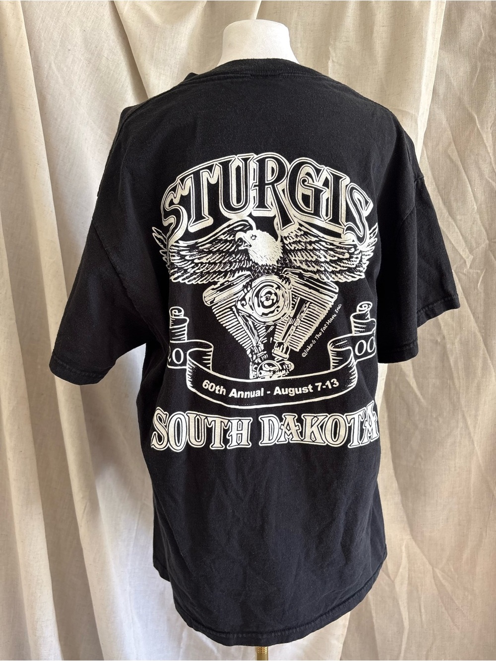 Sturgis South Dakota Black Graphic T‑Shirt